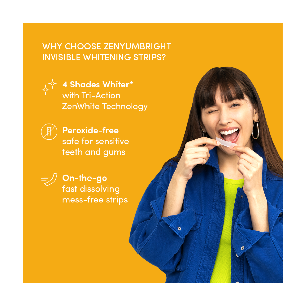 ZenyumBright™ Invisible Whitening Strips - 14 Strips