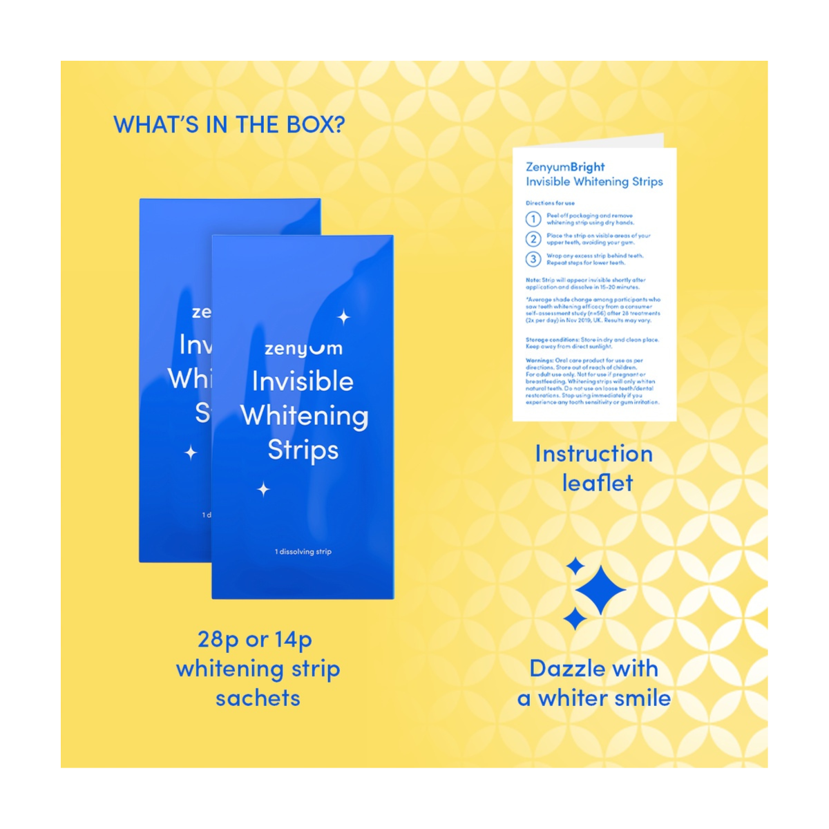 ZenyumBright™ Invisible Whitening Strips - 14 Strips