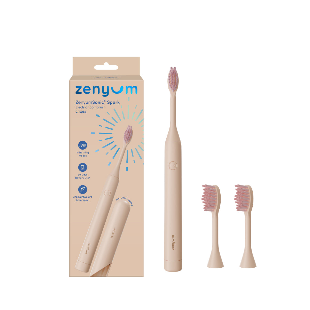 ZenyumSonic™ Spark + Brush Head 2-Pack