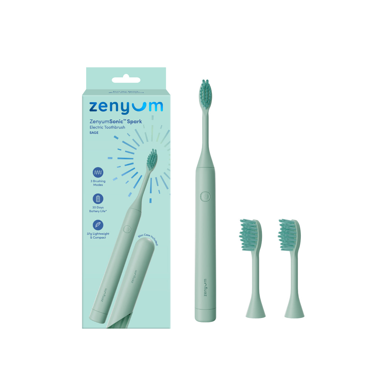 ZenyumSonic™ Spark + Brush Head 2-Pack