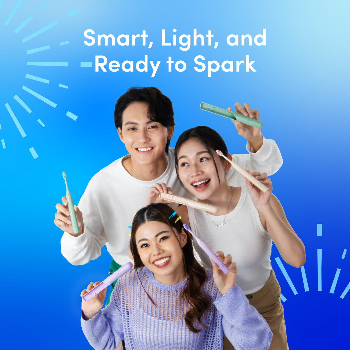 ZenyumSonic™ Spark + Brush Head 2-Pack