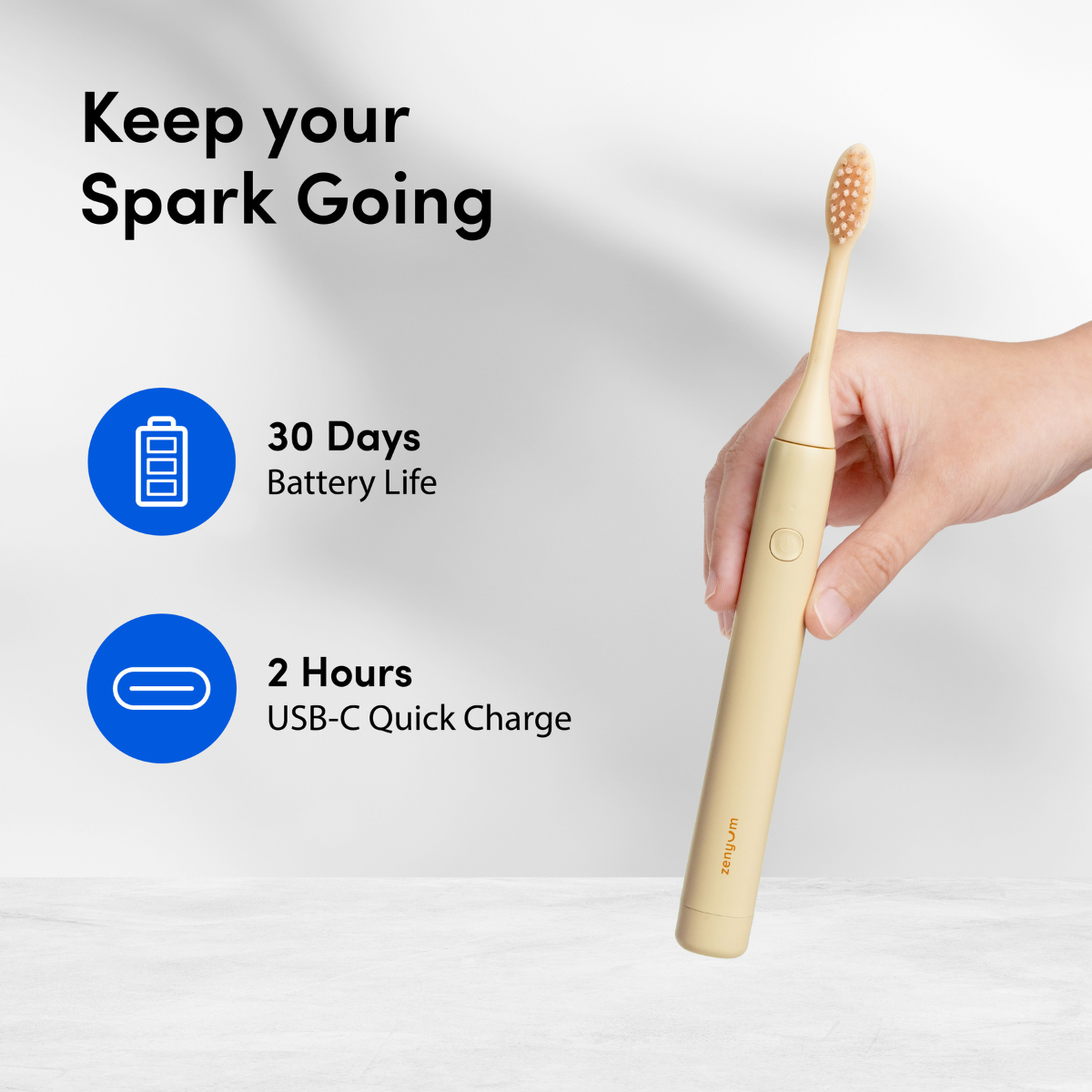 ZenyumSonic™ Spark Brush & Whiten Bundle
