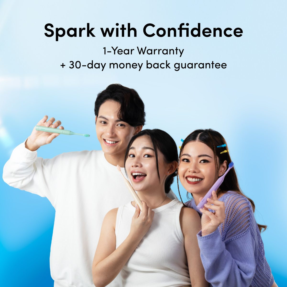 ZenyumSonic™ Spark Brush & Whiten Bundle