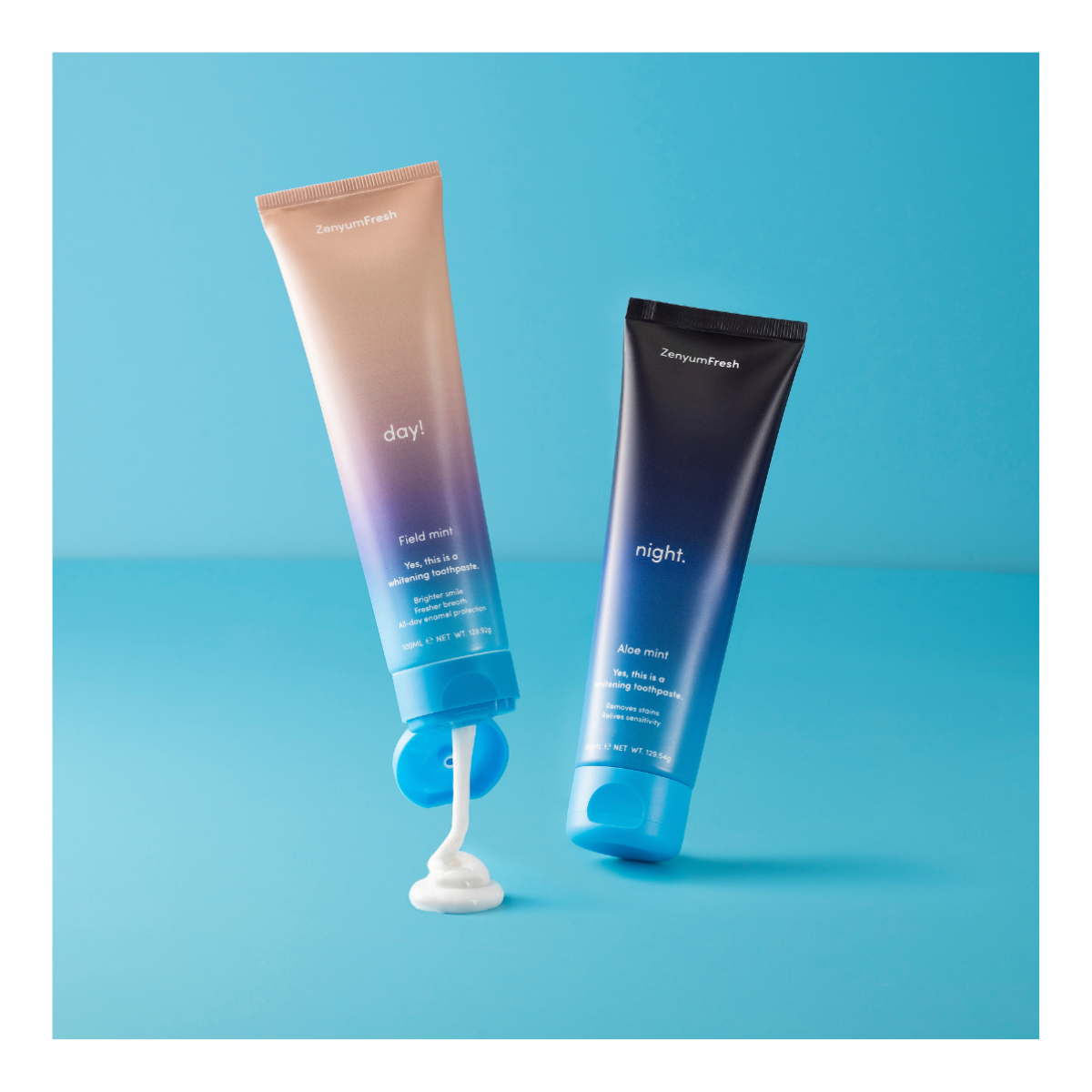 ZenyumFresh™ Toothpaste Day! / Night.