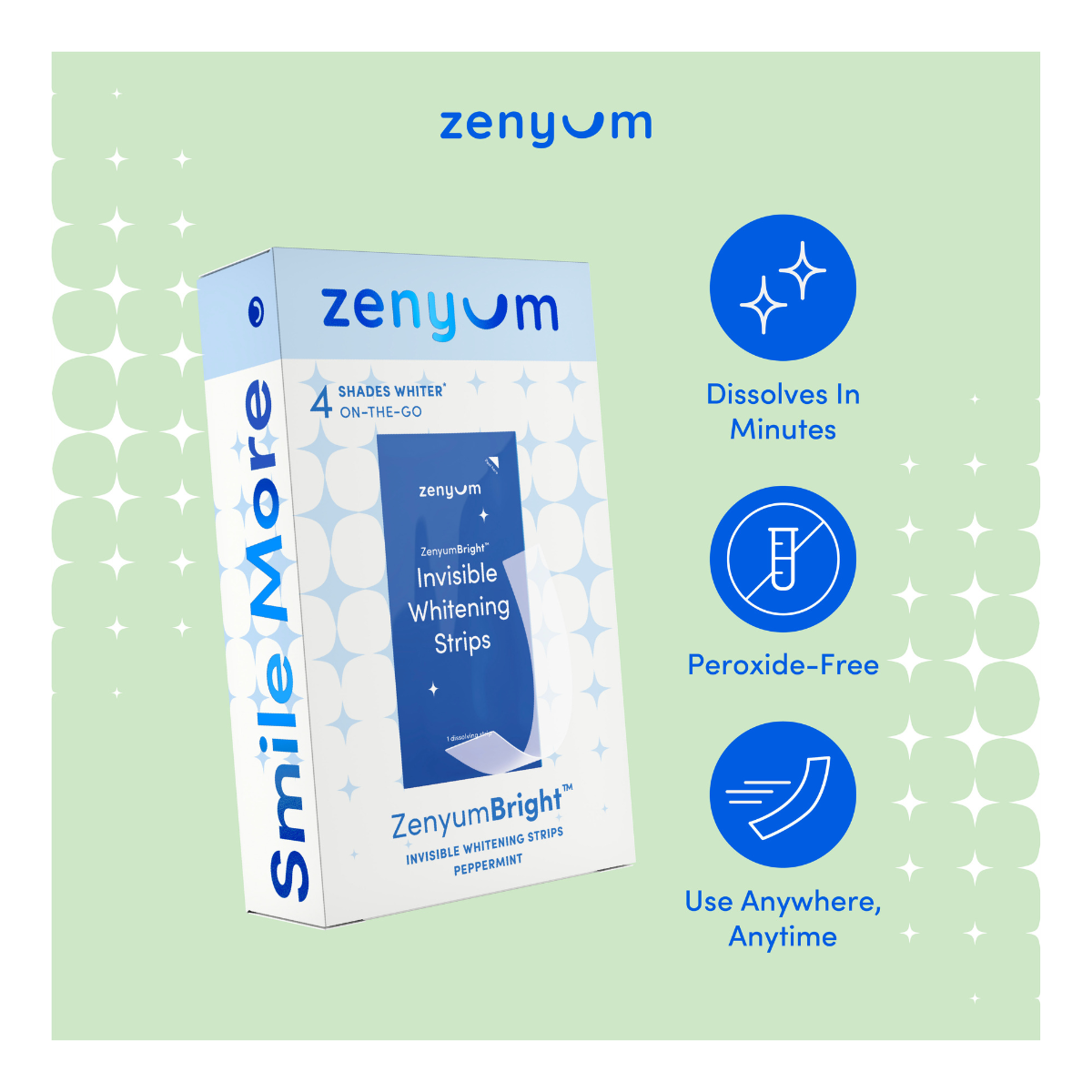 ZenyumBright™ Invisible Whitening Strips - 14 Strips