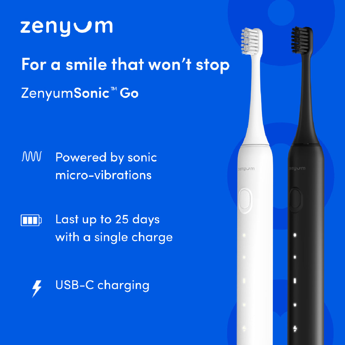 ZenyumSonic™ Care Bundle | 2 Electric Toothbrushes | Zenyum Malaysia