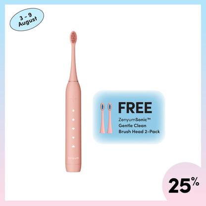 ZenyumSonic™ Electric Toothbrush 2.0 (FREE Gentle Clean Brush Head 2-Pack)