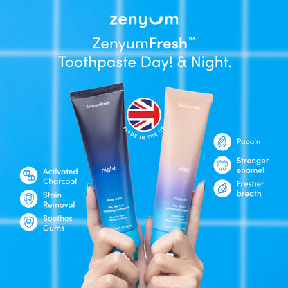 ZenyumFresh™ Toothpaste - Day! + Night. Set