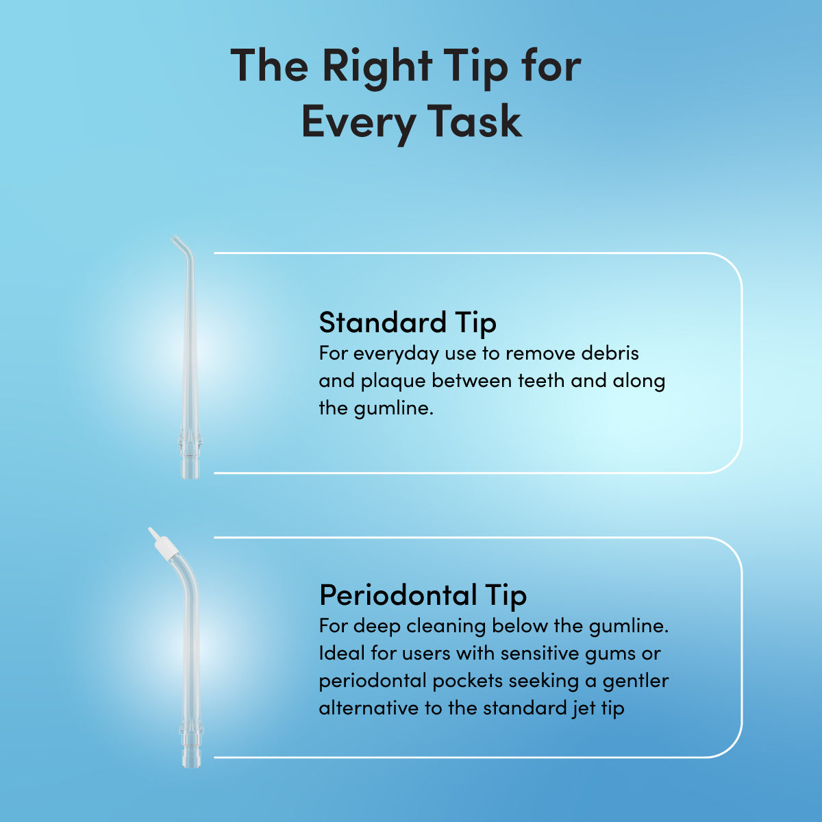 Zenyum Waterflosser Go Tips Refill 2-Pack