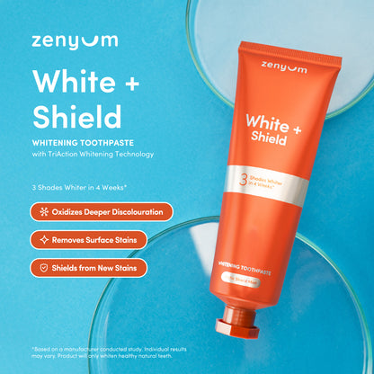 Zenyum White + Shield Whitening Toothpaste - 100g