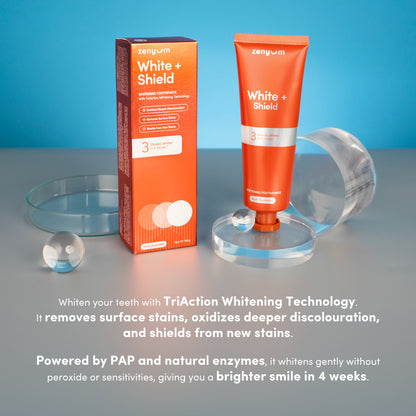 Zenyum White + Shield Whitening Toothpaste - 100g