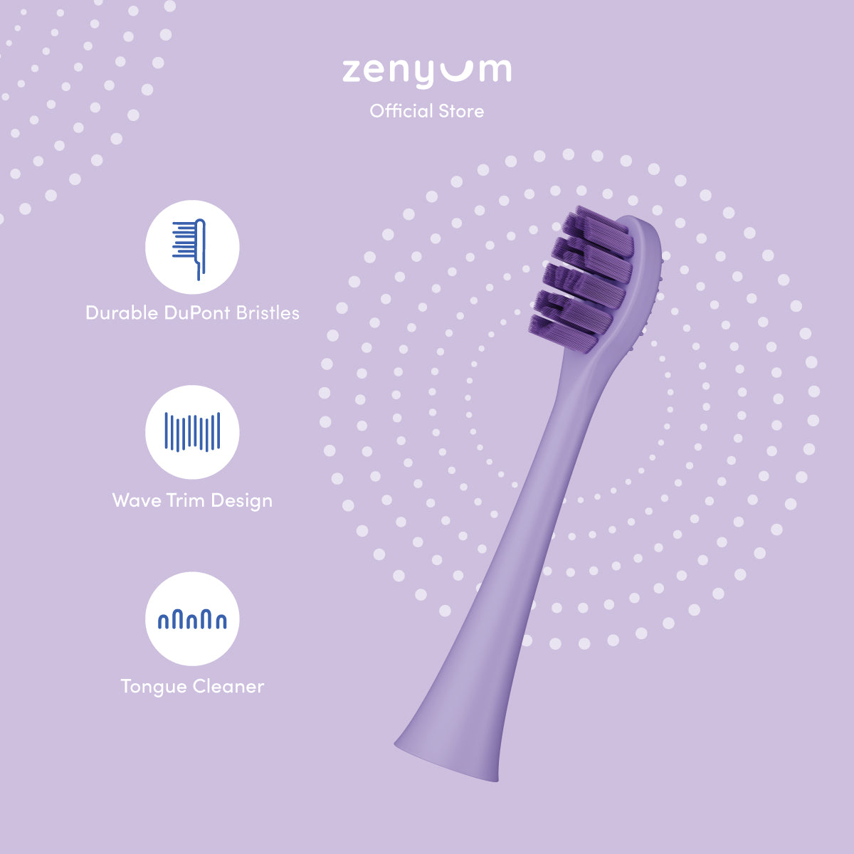 ZenyumSonic™ 2.0 + Brush Head 3-Pack